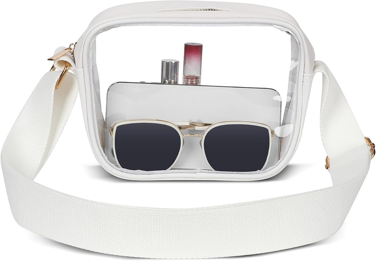 Clear Bag For Stadium Events, Clear Purse Stadium Crossbody Bag | Amazon (US)