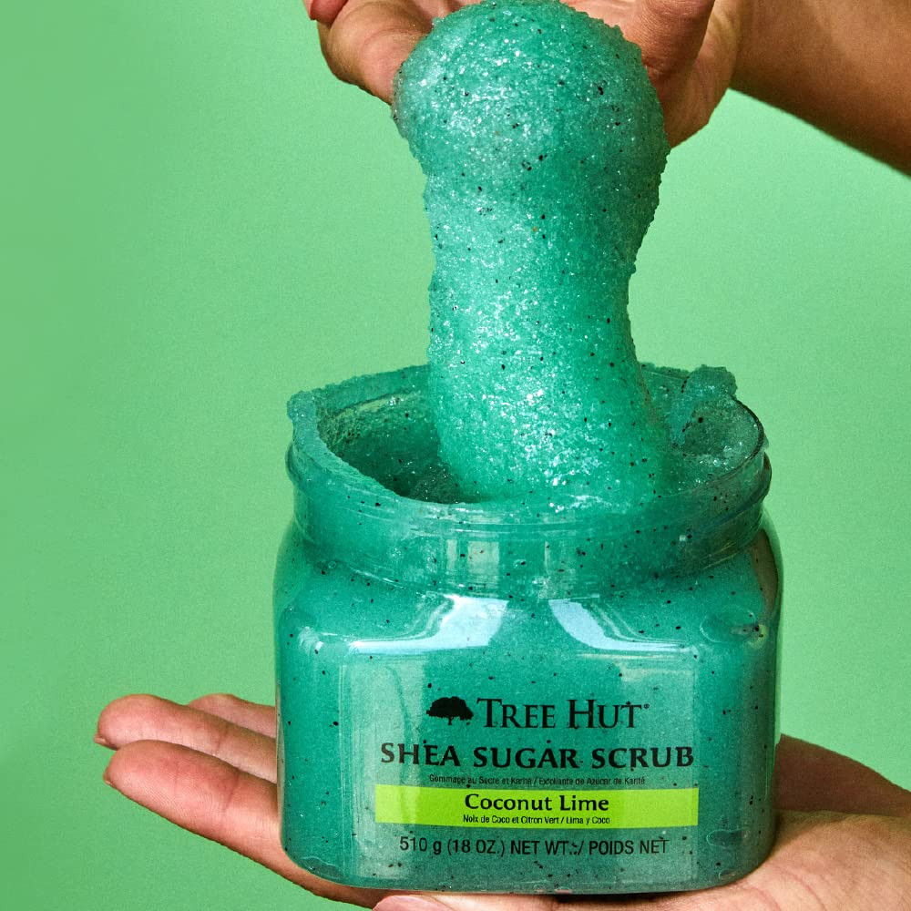 Árvore Hut Shea Sugar Body Scrub - Coconut Lime: 18 OZ | Amazon (BR)