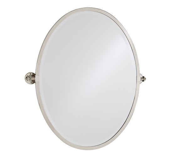 Kensington Pivot Oval Mirror | Pottery Barn (US)