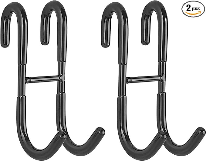 Simtive Shower Door Hooks (2-Pack), Towel Hooks for Bathroom Frameless Glass Shower Door, Shower ... | Amazon (US)