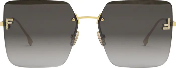 Fendi 59mm Gradient Square Sunglasses | Nordstrom | Nordstrom