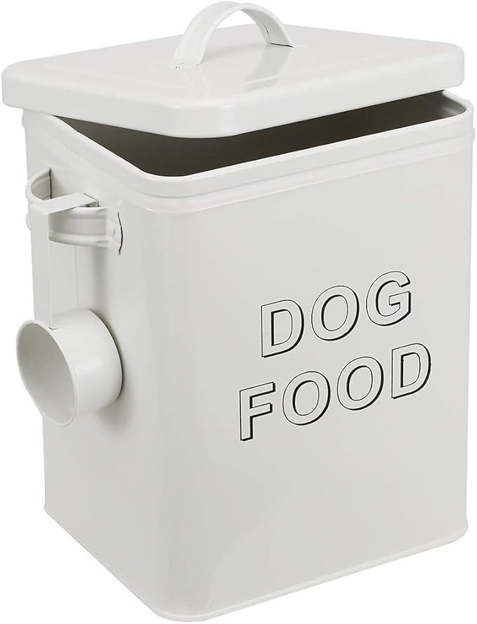 Pethiy airtight Dog Treat container bin and DOG Food Storage Tin with Lid With Handle |4-5 lbs Ca... | Amazon (US)