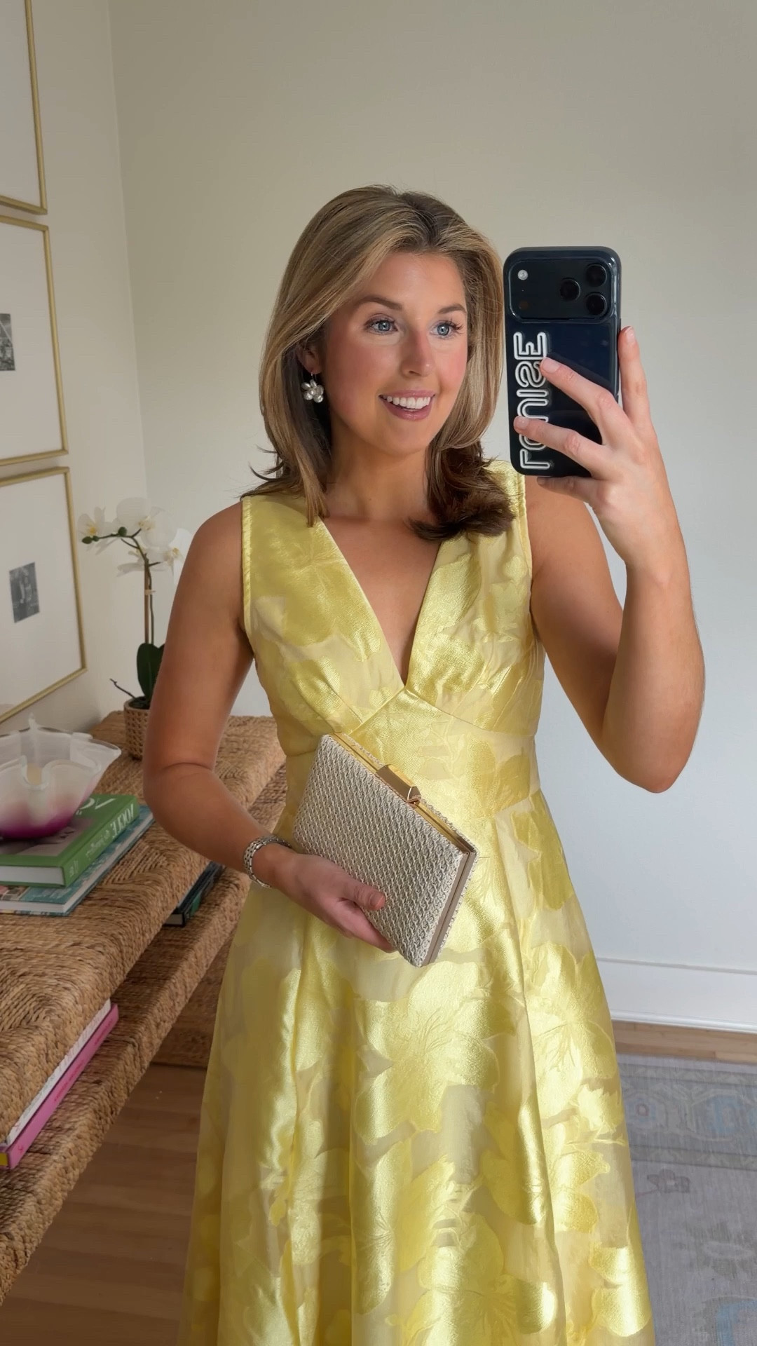 Fabulous yellow gown perfect for a summer wedding! Wearing an XS