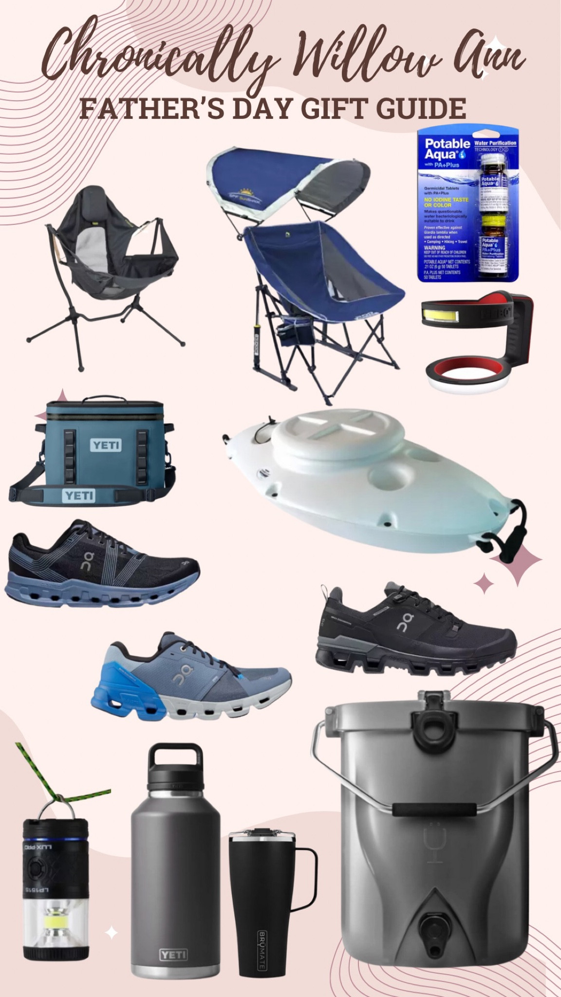 Father’s Day gift guide for the dad that is always on the go. This is for the dad that needs a place to keep their lunch and cans cold during their long days outside. Gifts for the dad who loves to hike.  Gifts to be active in, gifts for the camping dad

#LTKGiftGuide #LTKtravel #LTKmens