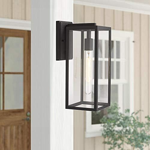 Bestshared Outdoor Wall Lantern, 15" 1-Light Exterior Wall Sconce Light Fixtures,Wall Mounted Single | Amazon (US)