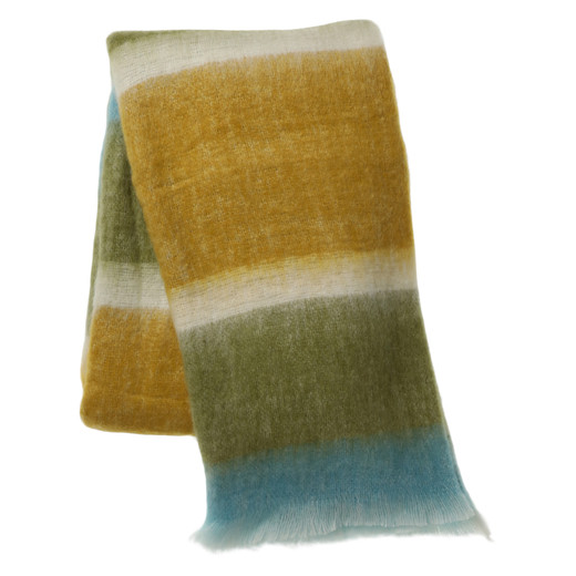 handwoven mohair wool throw blanket 50in x 60in | Five Below