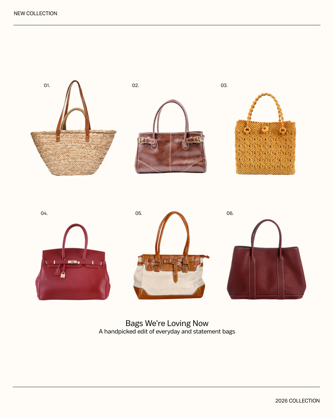 Bags We’re Loving Now 👜 A curated mix of timeless icons and fresh new favorites you’ll be reaching for on repeat. From everyday essentials to statement pieces, these are the styles that elevate every look with ease. Shop the full selection and find your next must-have carry. 

 #LTKgrwm #LTKootd #LTKTravel