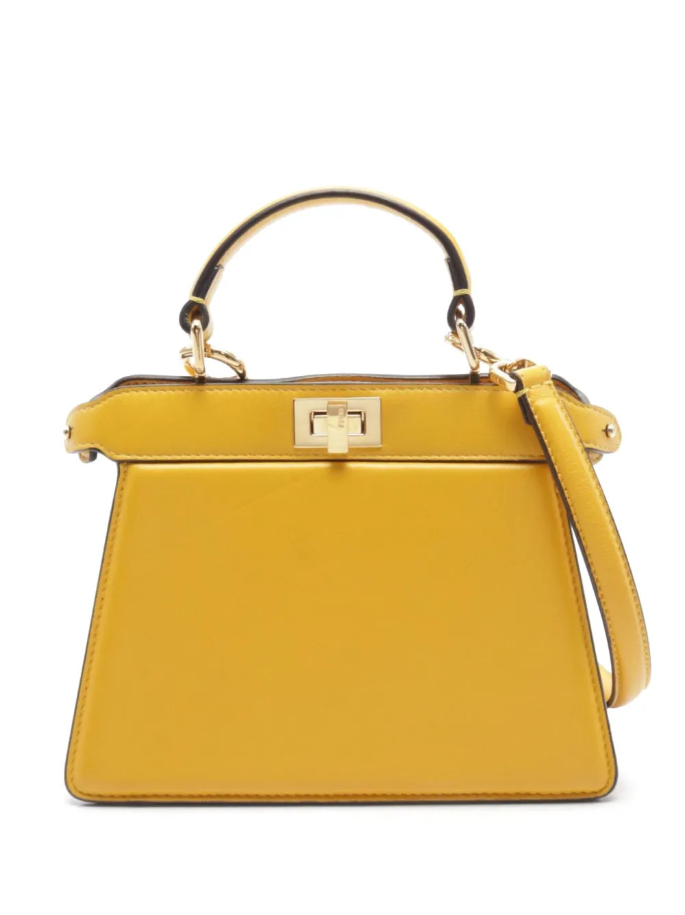 Fendi Pre-Owned 2010s Peekaboo Mini Bag | Yellow | FARFETCH | Farfetch Global