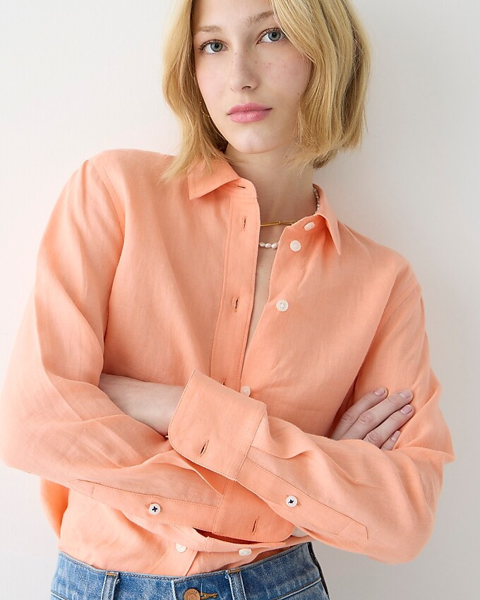 Slim-fit Baird McNutt Irish linen shirt | J. Crew US