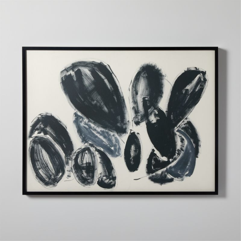 'Ahead of Yourself' Framed Acrylic Painting Reproduction by Suzie Jellinek 30"X40" + Reviews | CB... | CB2