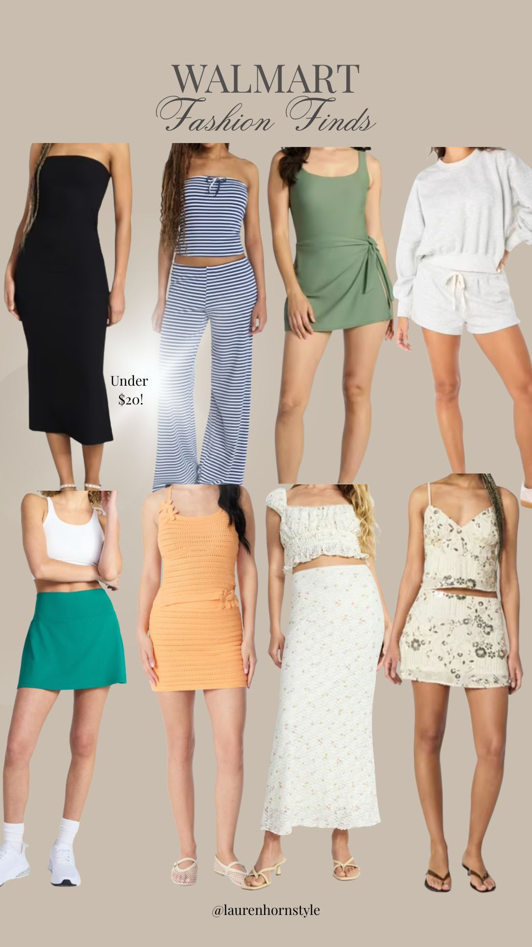 Affordable summer outfits from Walmart

Matching set, strapless dress, skirt, swim dress, active wear, vacation outfit, date night outfit 

 
