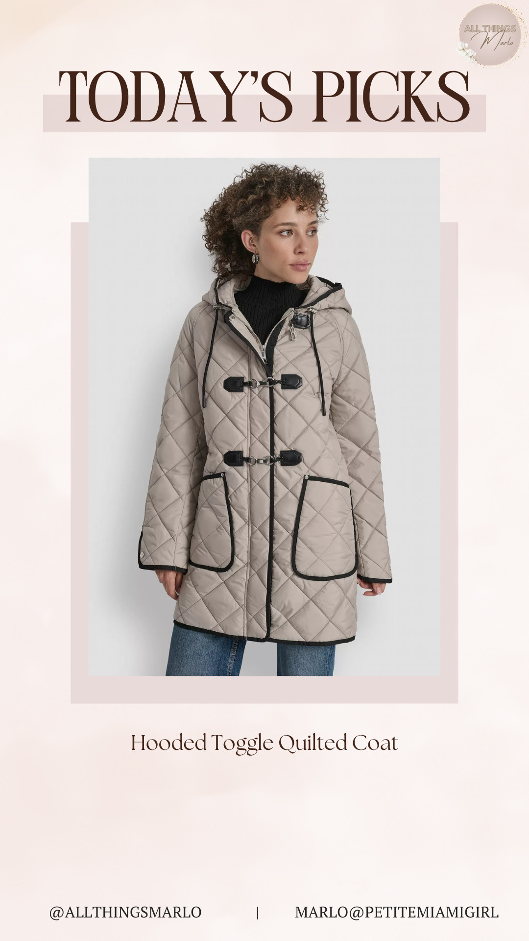 Hooded Toggle Quilted Coat 

 #LTKSeasonal #LTKStyleTip #LTKTravel