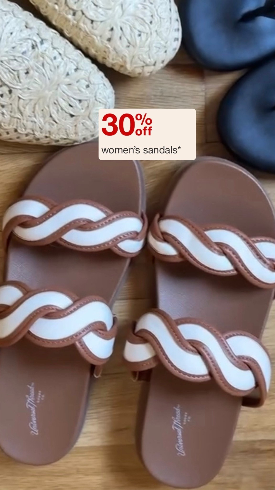 30% off sandals at Target!!