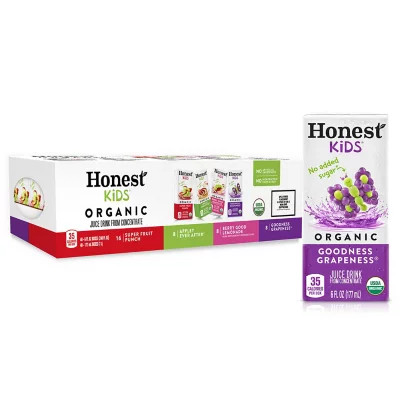 Honest Kids Organic Fruit Juice Drink Boxes Variety Pack 6 oz., 40 pk. | Sam's Club
