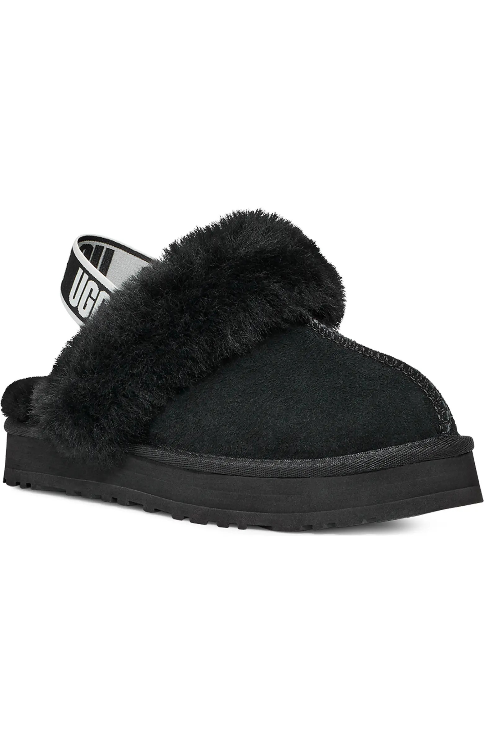 Kids' Funkette Genuine Shearling Slipper | Nordstrom
