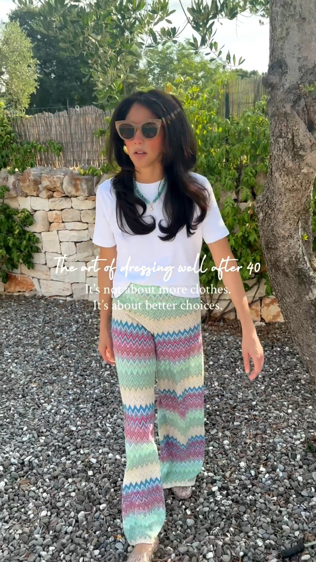 Outfit of the day: White tee. Statement texture. A little unexpected detail with your accessories game plan. 

Style after 40 is not about buying more; it’s about knowing what works, editing your wardrobe, and wearing simple pieces with intention.

#LTKootd #LTKTravel #LTKOver40