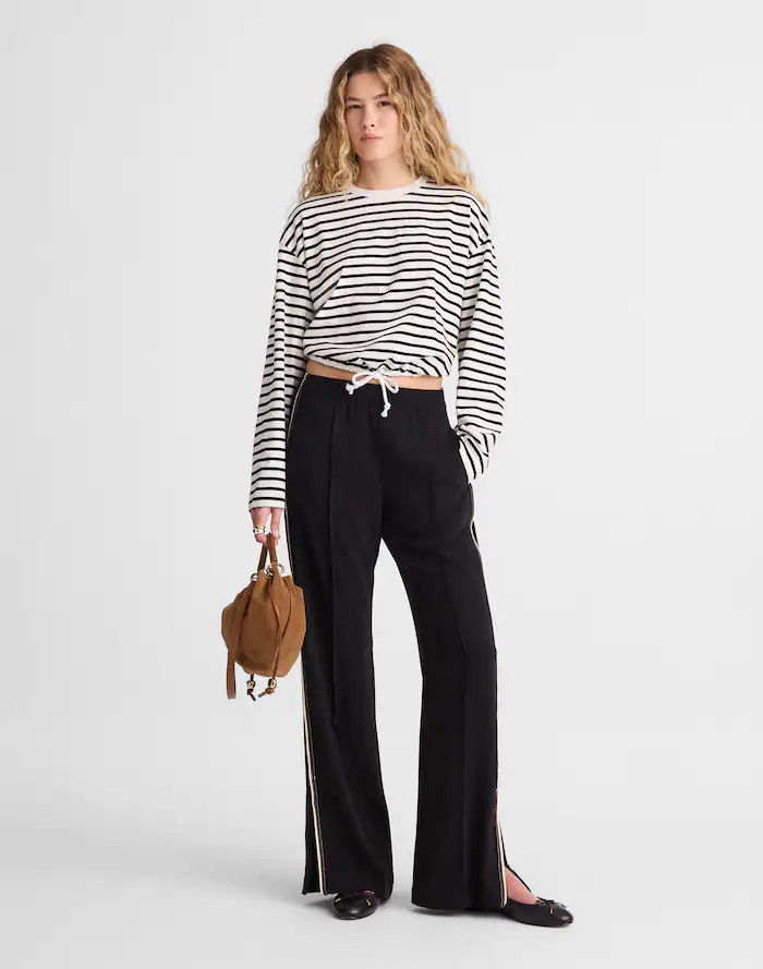 Pull-On Bootcut Track Pant | Madewell