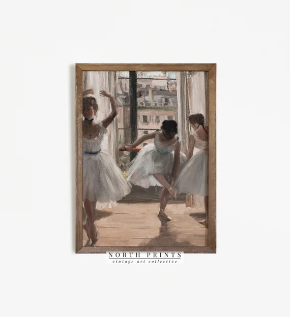 Ballerina Painting | Antique Ballet Art Print | Vintage Digital PRINTABLE | 692 | Etsy (CAD)