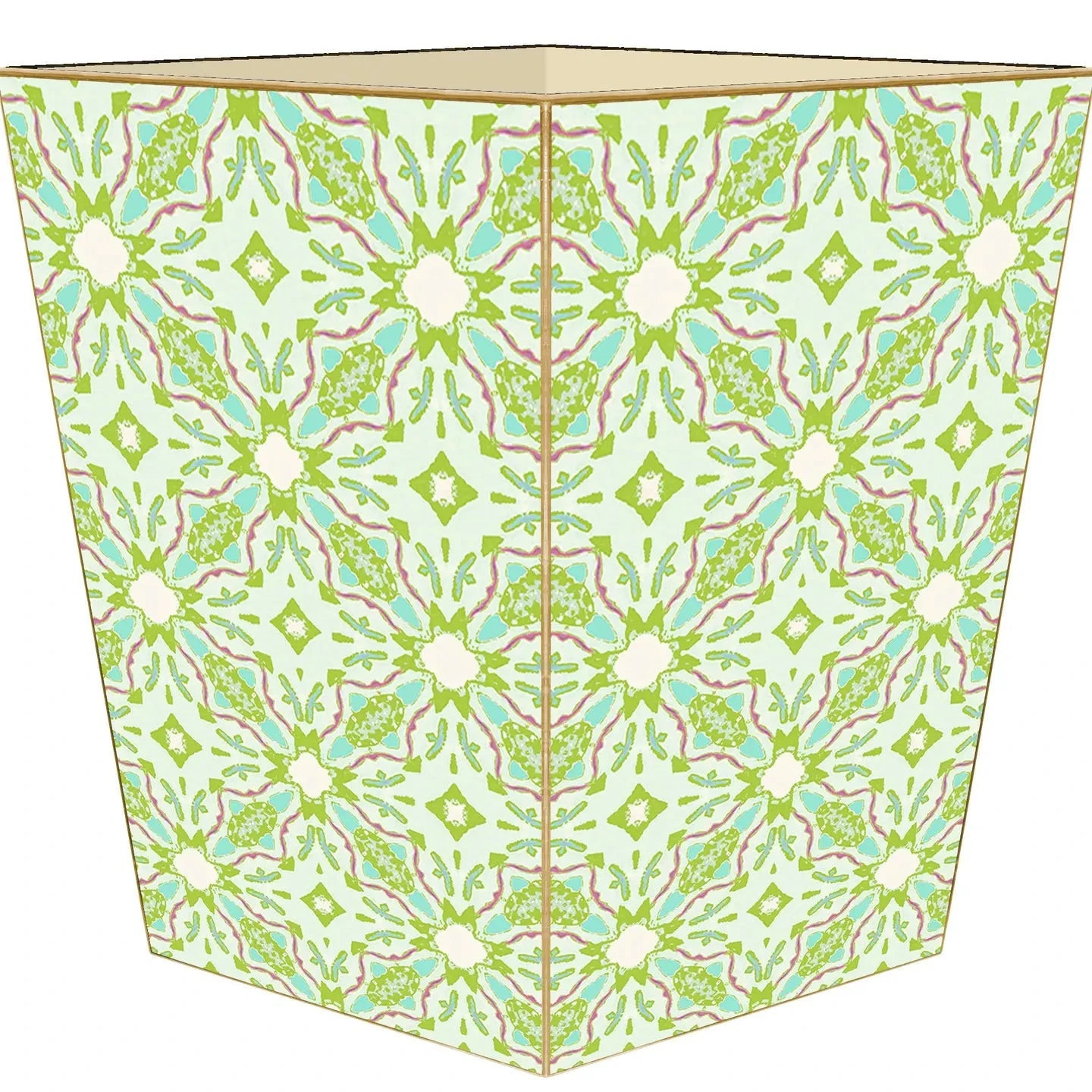 Laura Park Wastebasket - Lagos Green | The Horseshoe Crab