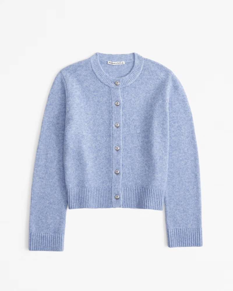Women's Crew Cardigan | Women's Up To 40% Off Select Styles | Abercrombie.com | Abercrombie & Fitch (US)