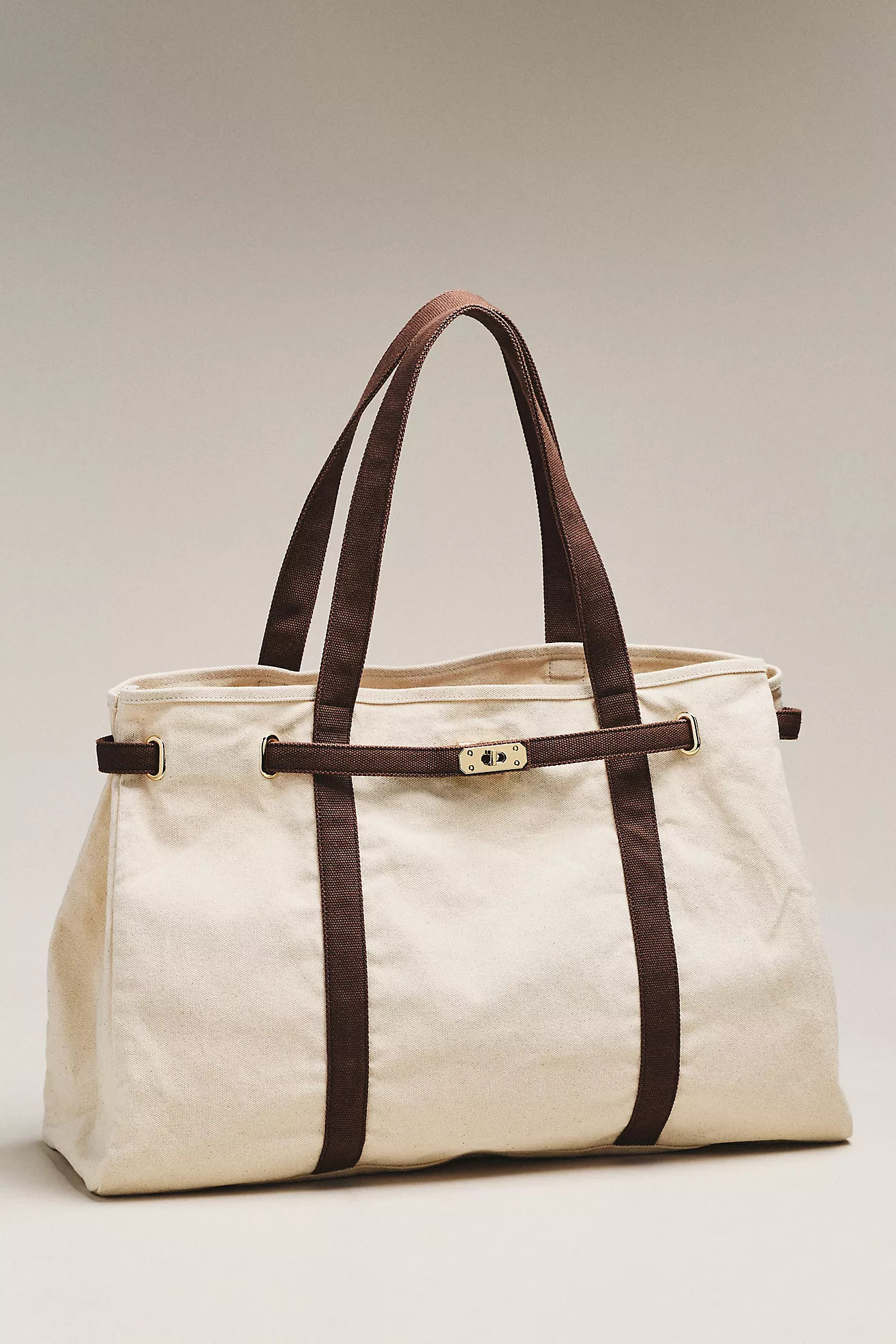 Oversized Canvas Slouchy Tote | Anthropologie (US)