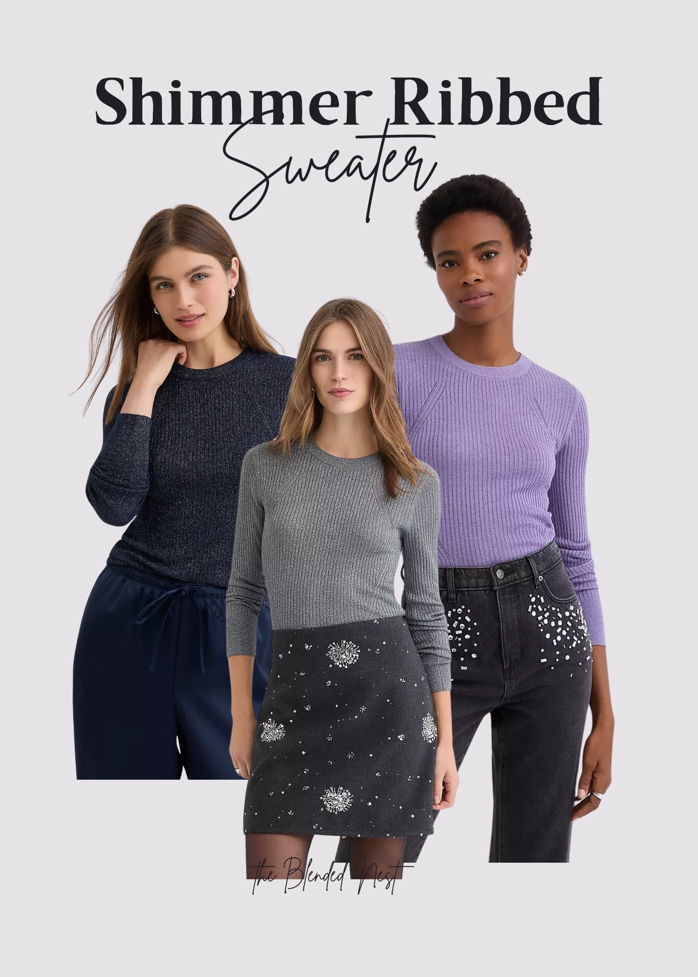 I grabbed this gray shimmer sweater at the Loft in a large to wear on Thanksgiving!  It’s lightweight and you can dress it up or down.  Did I mention that they’re 50% off?

#LTKOver40 #LTKHoliday #LTKSaleAlert