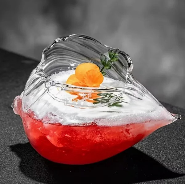 1 marine series conch wine glass cocktail glass personalized creative cup shell mixing glass atmo... | Walmart (US)