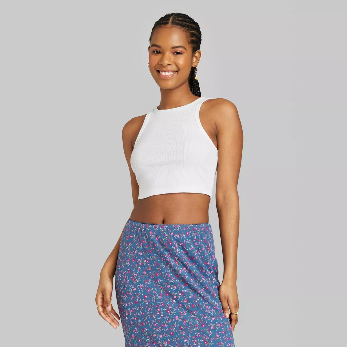 Women's Ribbed Tiny Tank Top - Wild Fable™ | Target