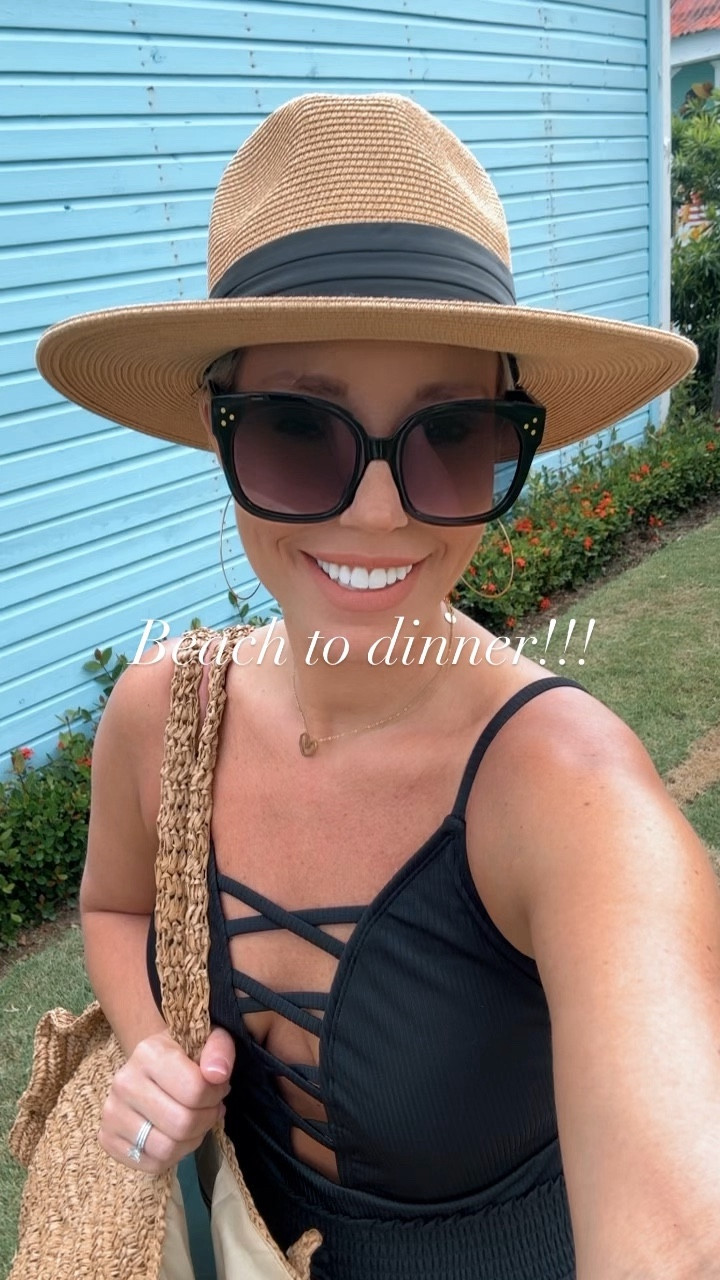 Amazon and Walmart for the beach and resort wear win!!!!! If only it was this quick getting ready for dinner!!! I love how big this beach tote is and how cute are the details of this straw bucket bag purse?!?!
⬇️⬇️⬇️
Swimsuit is junior sizing so sized up to a large
Coverup pants size small (run roomy
Yellow set size small

#LTKstyletip #LTKtravel #LTKswim