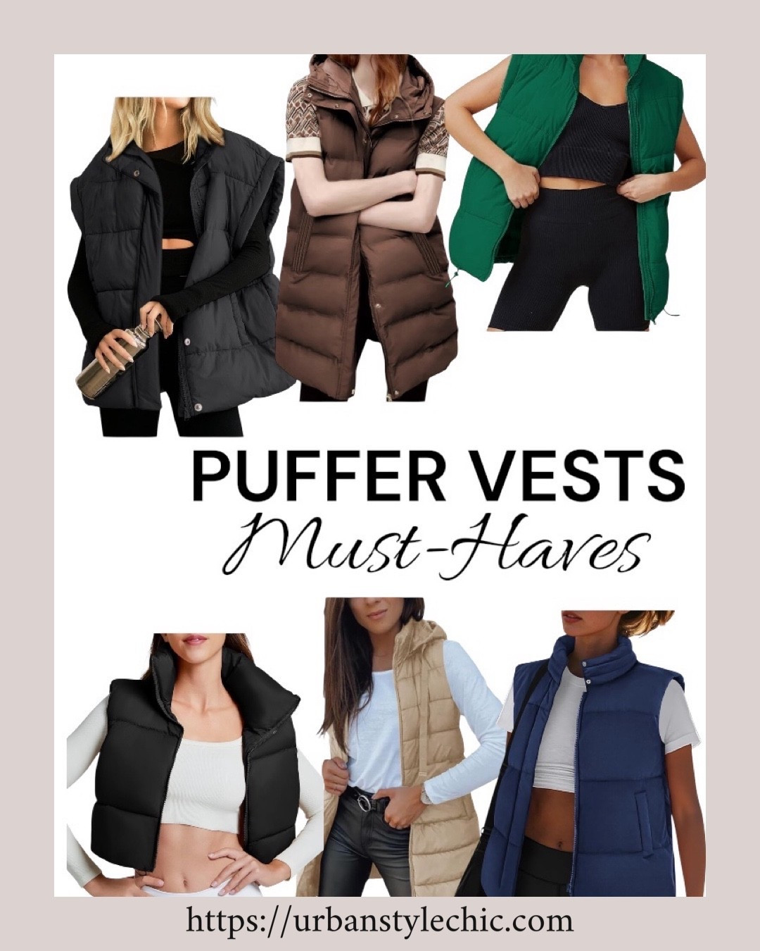 Puffer Vest ❤️
Stay warm in style with our top-rated Amazon Puffer Vests—loved by customers for their comfort, durability, and perfect fit. Discover why these best-selling winter vests are a must-have for every wardrobe!

Follow me on IG: urbanstyle_chic

#LTKootd #LTKFindsUnder100 #LTKSeasonal