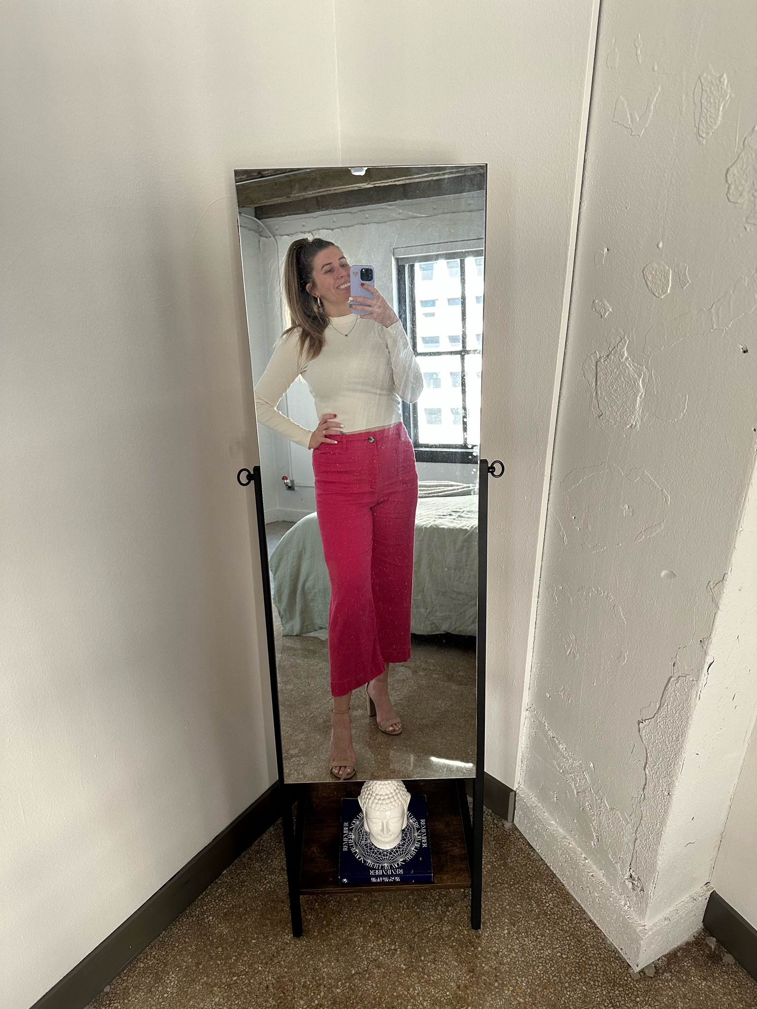 My go-to outfit. I even took my headshots in this outfit 🩷 I linked the shorter version of this heel as well. 

#LTKxAnthro #LTKworkwear