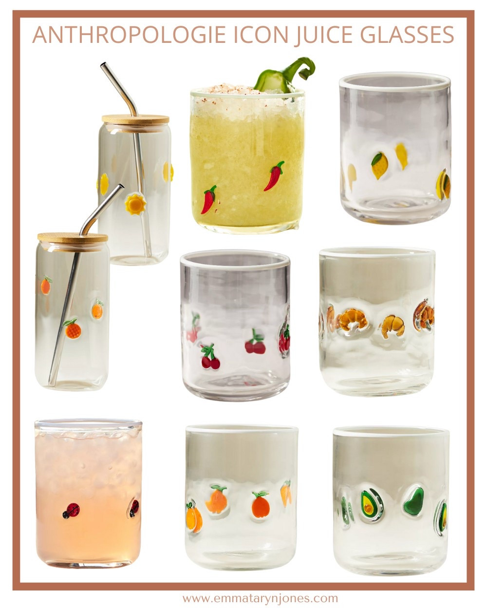 Anthropologie icon juice glasses 

#LTKSeasonal #LTKHome #LTKFindsUnder50