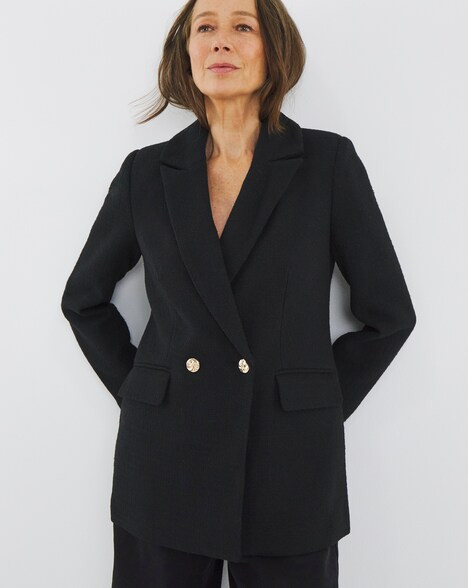 Boucle Double Breasted Blazer | JD Williams (UK)