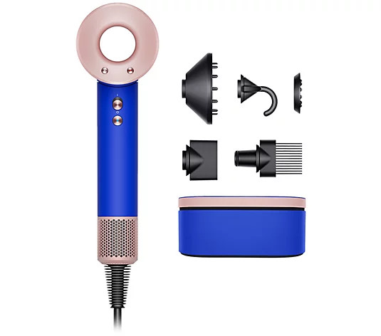 Dyson Supersonic Hair Dryer with Attachments and Case - QVC.com | QVC