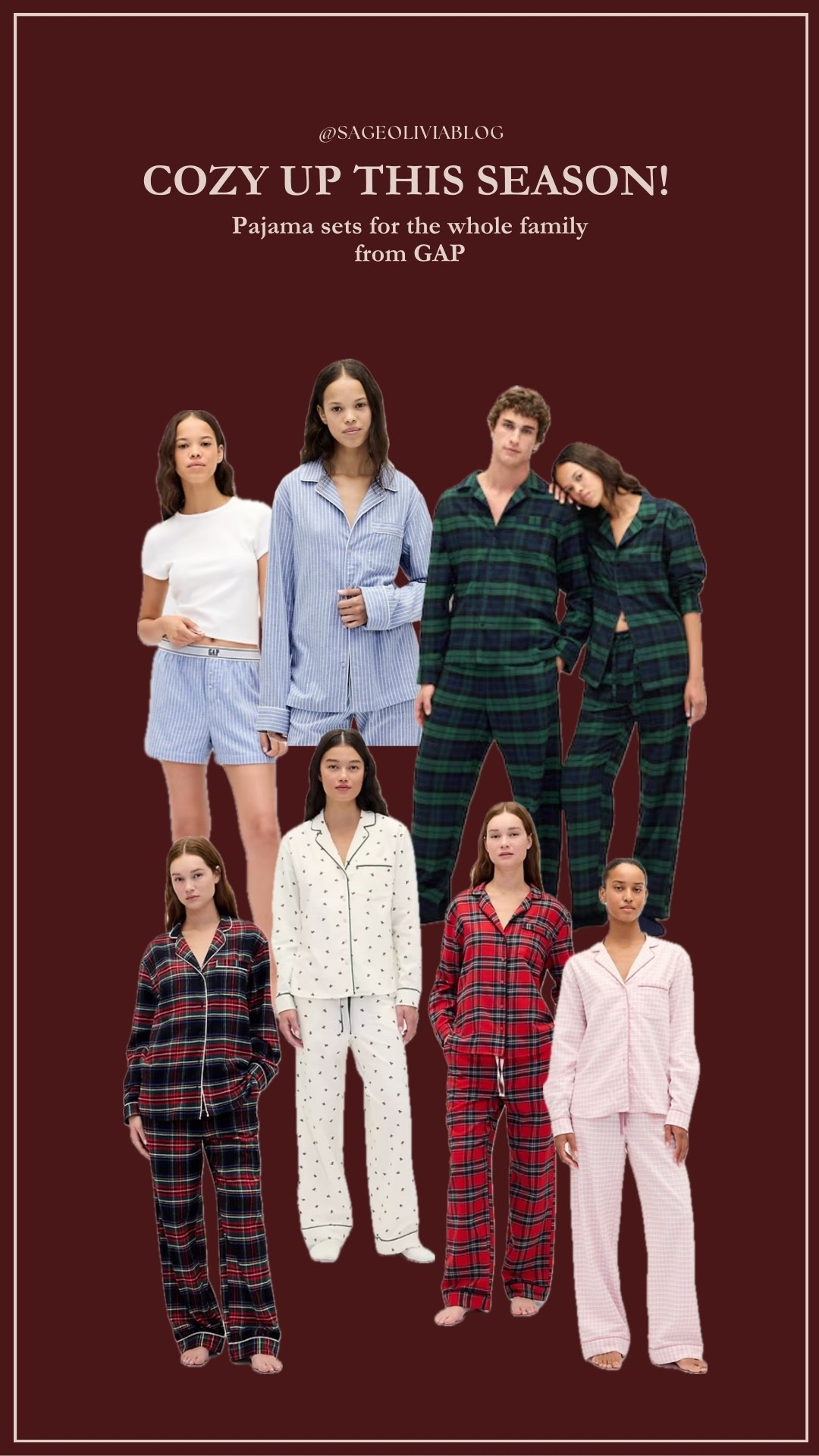 Cozy pajama sets from GAP 🫶🏼 

#LTKHoliday #LTKGiftGuide #LTKFindsUnder50