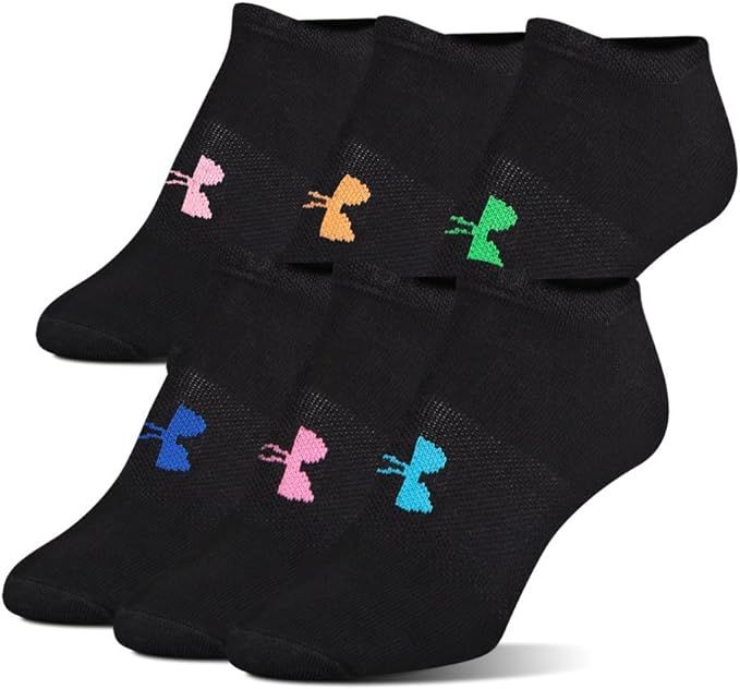 Under Armour Women`s No Show Socks 6 Pack | Amazon (US)