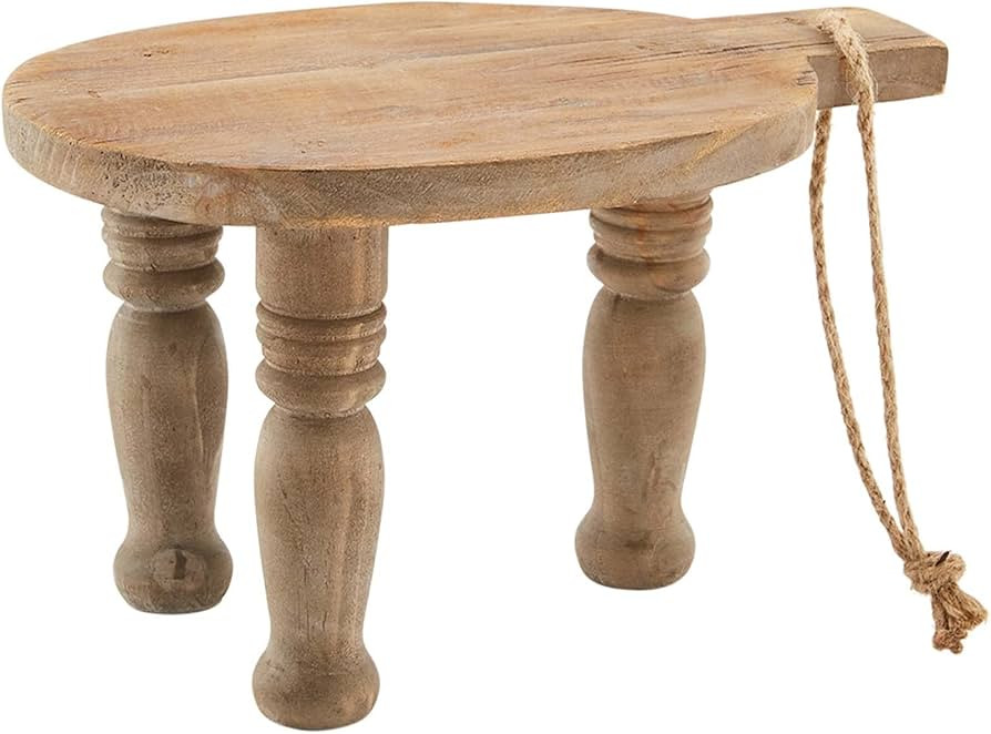 Mud Pie Small Wood Riser Board, 7 1/4" x 12 3/4" | Amazon (US)
