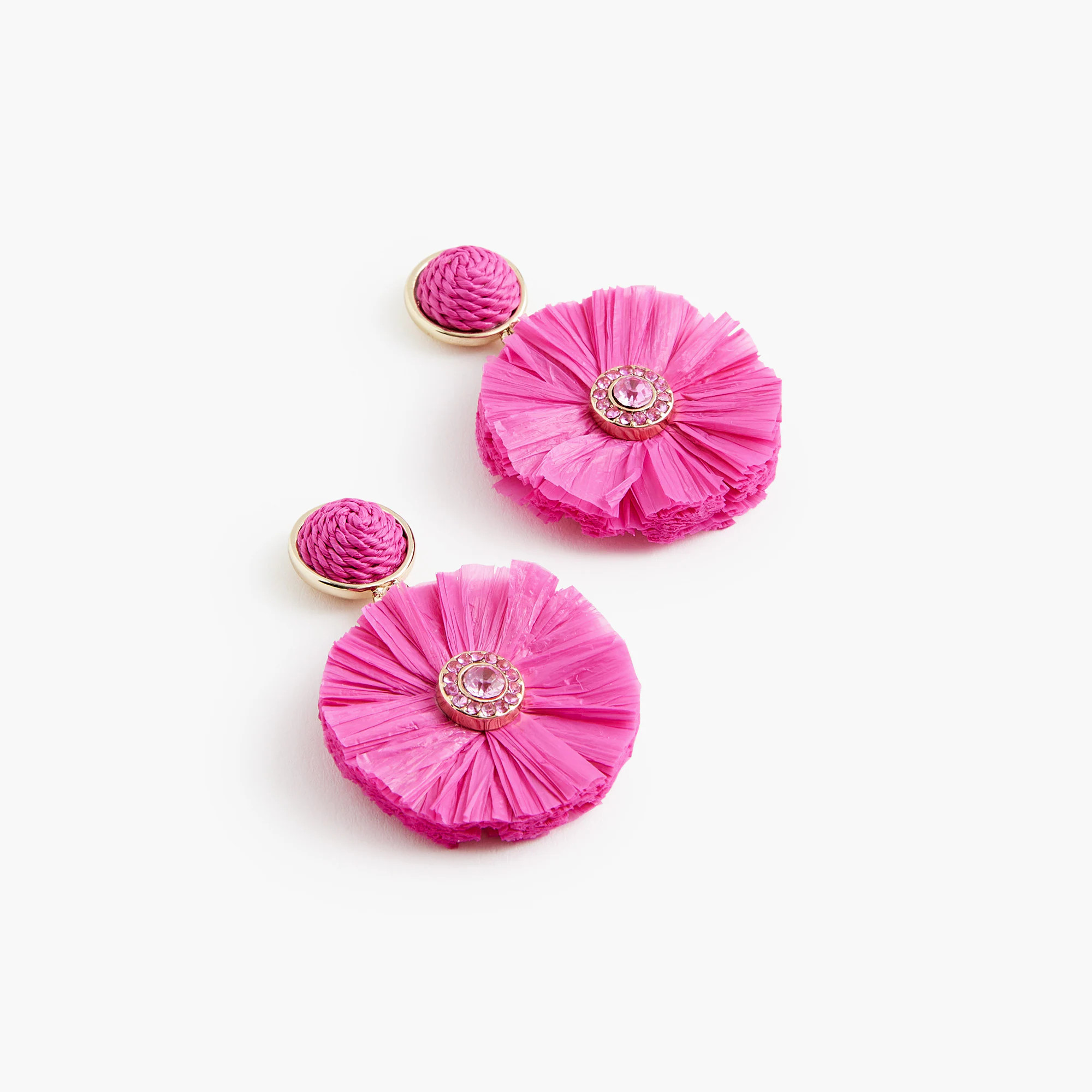 Straw statement earrings | J.Crew Factory