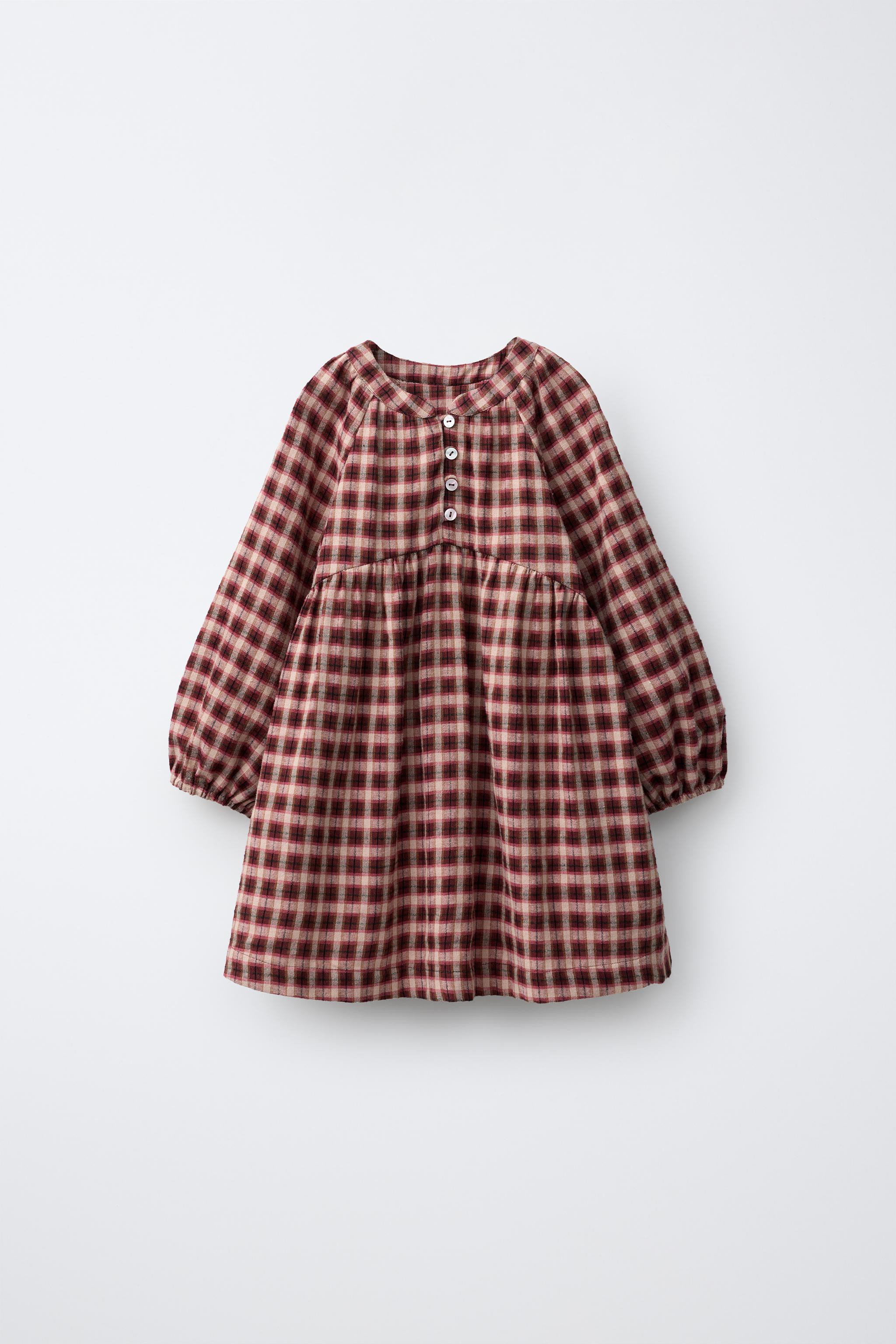 PLAID PRINT DRESS | Zara US