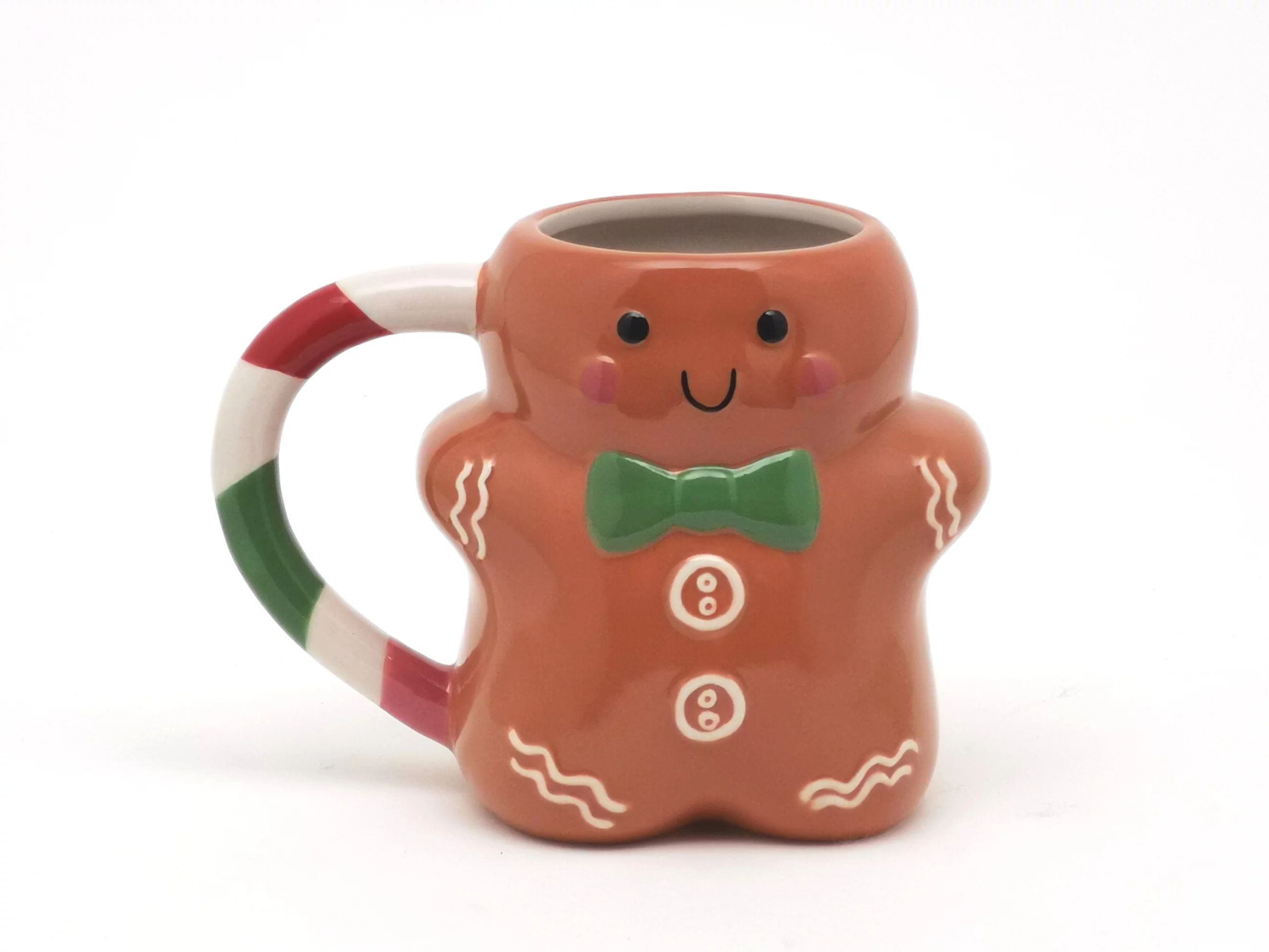 Holiday Time Gingerbread Man Mug, 12 fl oz, Stoneware Ceramic - Walmart.com | Walmart (US)