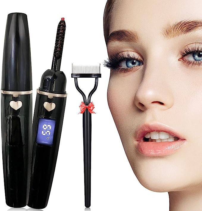 URSOBTF Heated Eyelash Curlers, Electric Eyelash Curler Type C Rechargeable, Heated Lash Curler f... | Amazon (US)