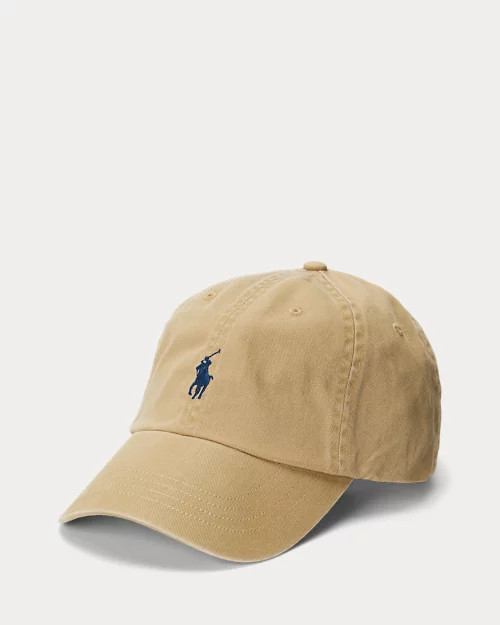 Cotton Chino Baseball Cap | Ralph Lauren UK | Ralph Lauren (UK)