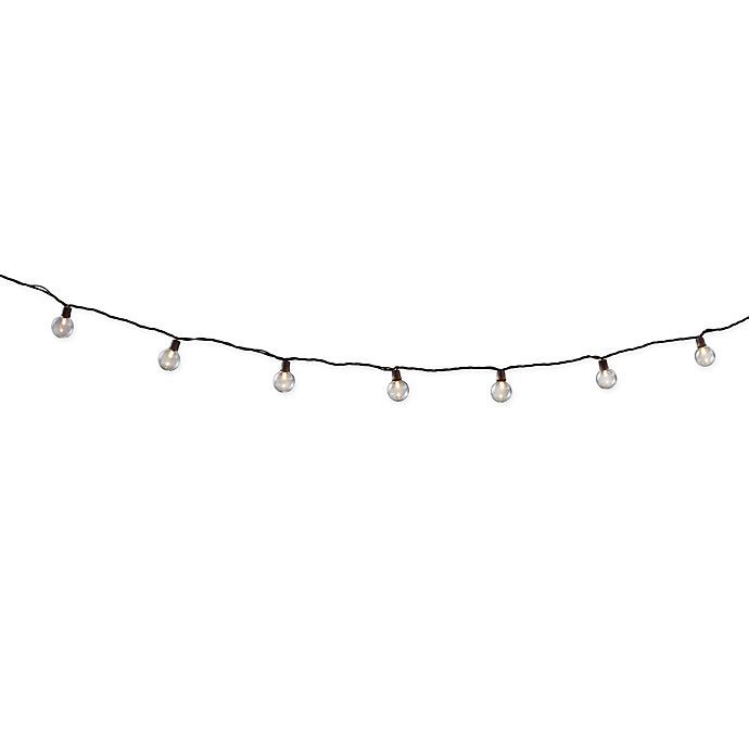 50-Count LED Outdoor String Lights in Warm White | Bed Bath & Beyond