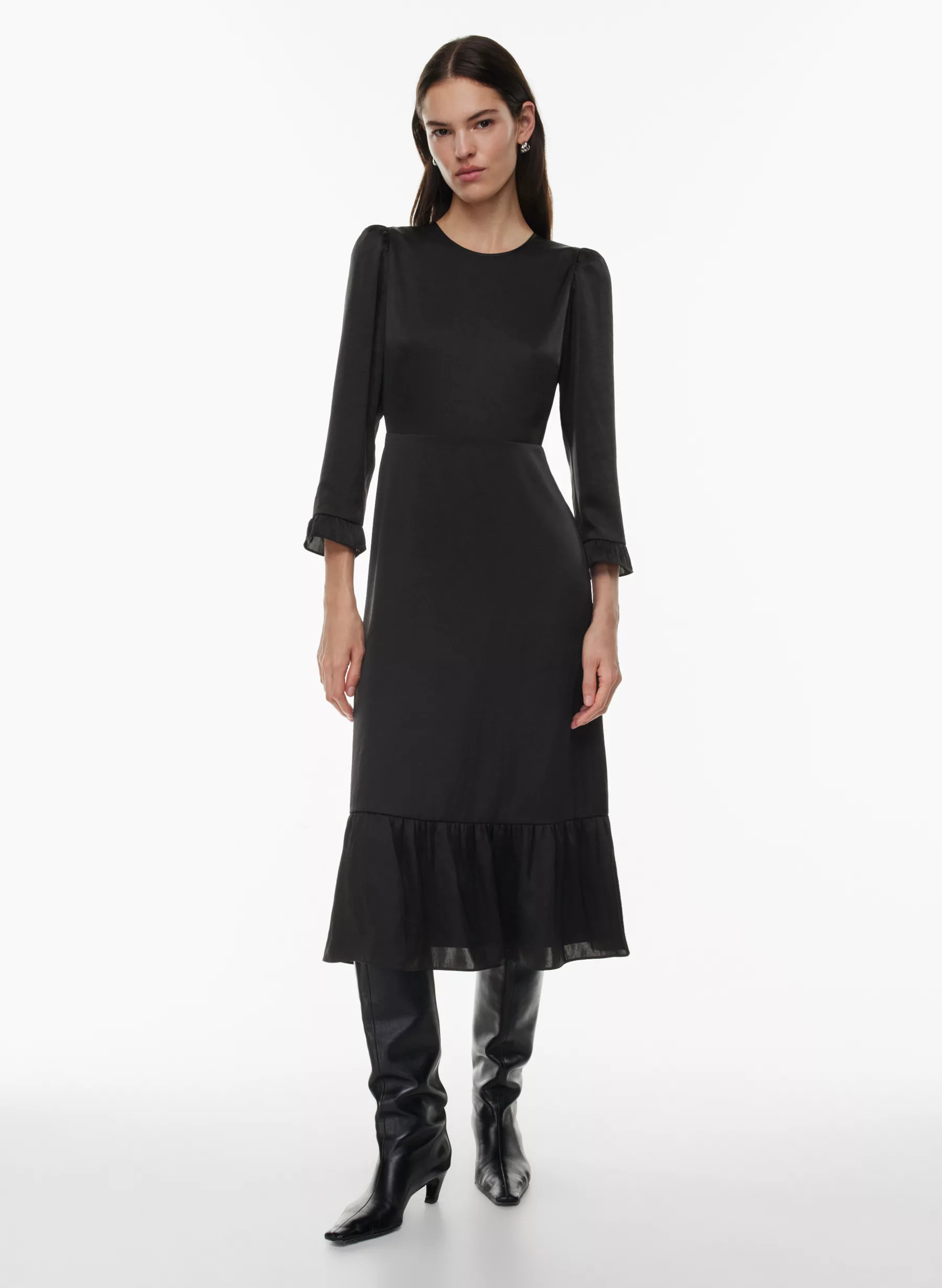GENE SATIN DRESS | Aritzia