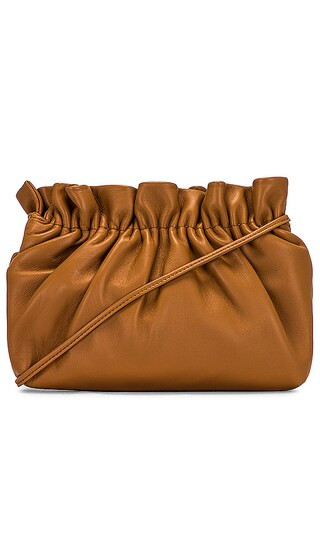 Flat Cinched Crossbody in Dark Sand | Revolve Clothing (Global)