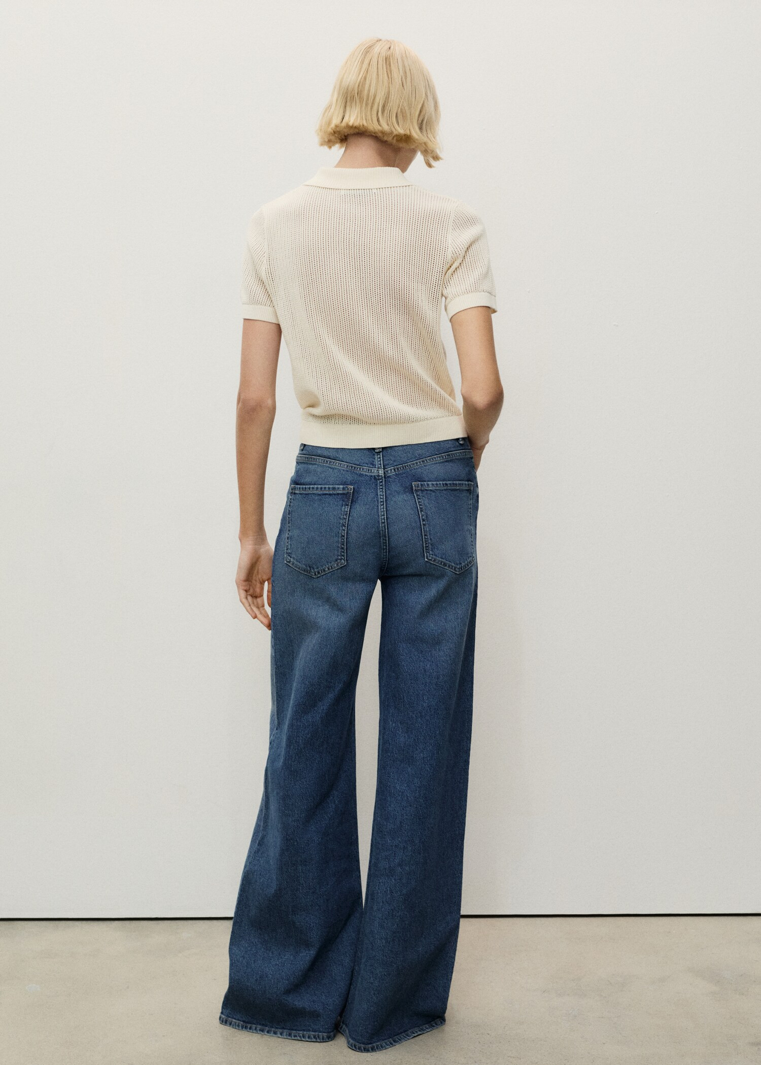 High-rise wideleg jeans - Women | MANGO United Kingdom | MANGO (UK)