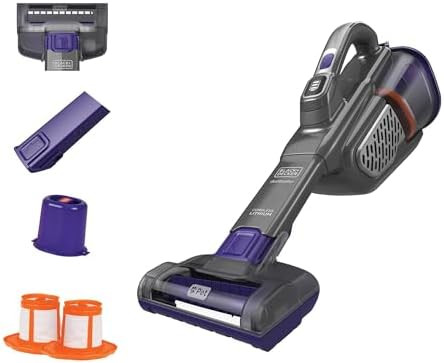 BLACK+DECKER dust buster Handheld Vacuum Cordless, Pet Hair Vacuum, Portable for Home and Car wit... | Amazon (US)