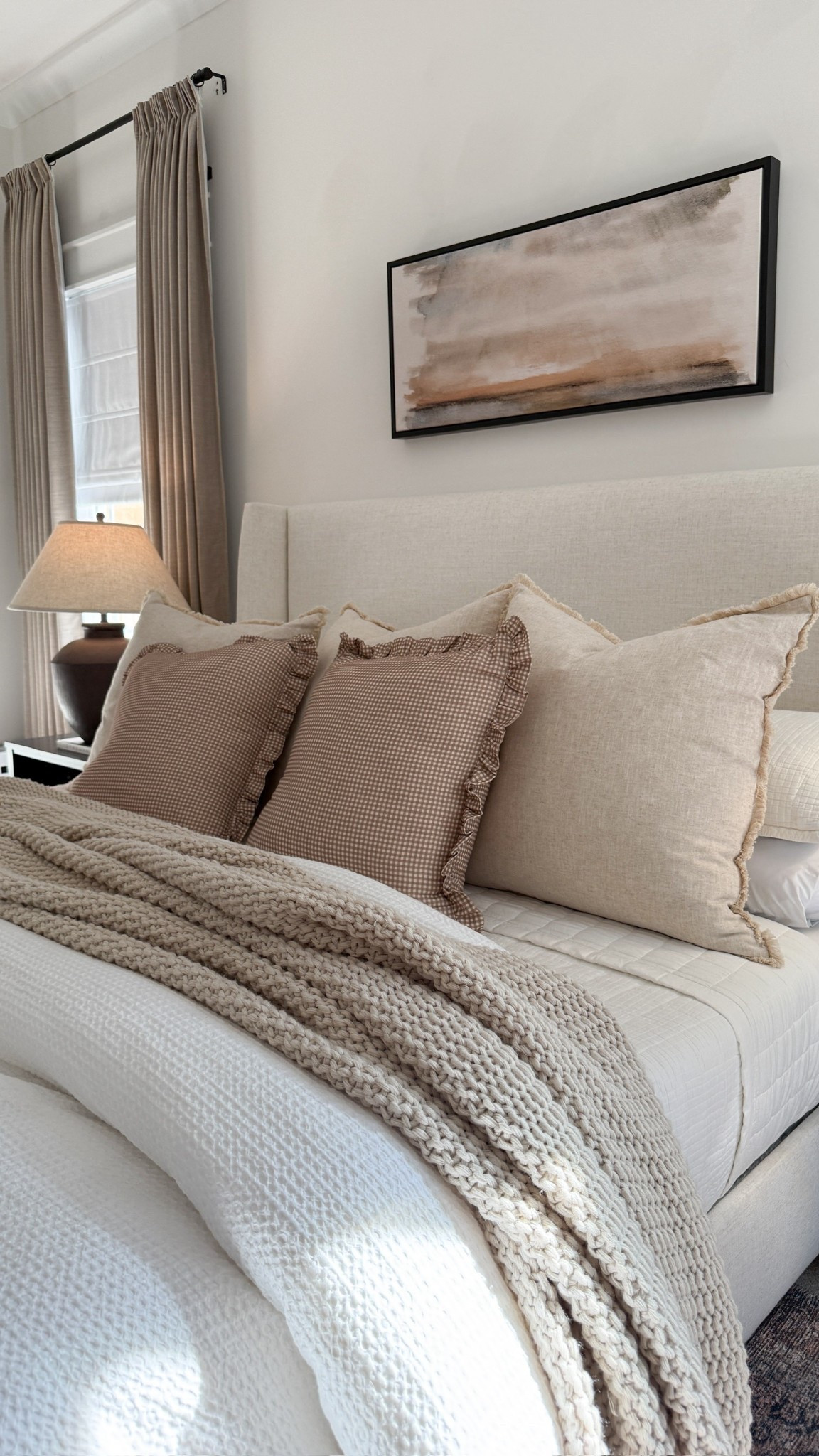 Bedding details! Love the soft colors,  textures, and layers 🤍

#LTKHome