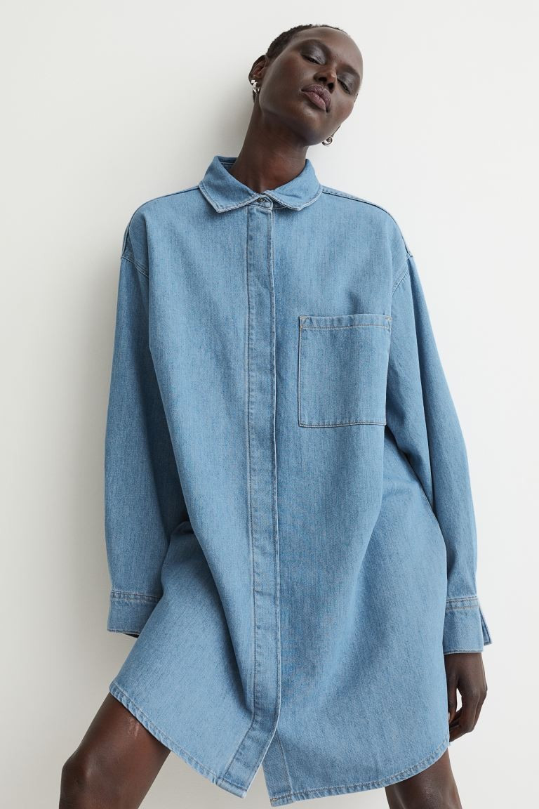Oversized Denim Dress | H&M (US + CA)
