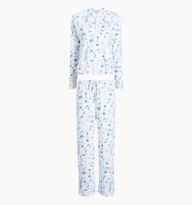 The Olivia Pajama Set - Blue Botanical | Hill House Home